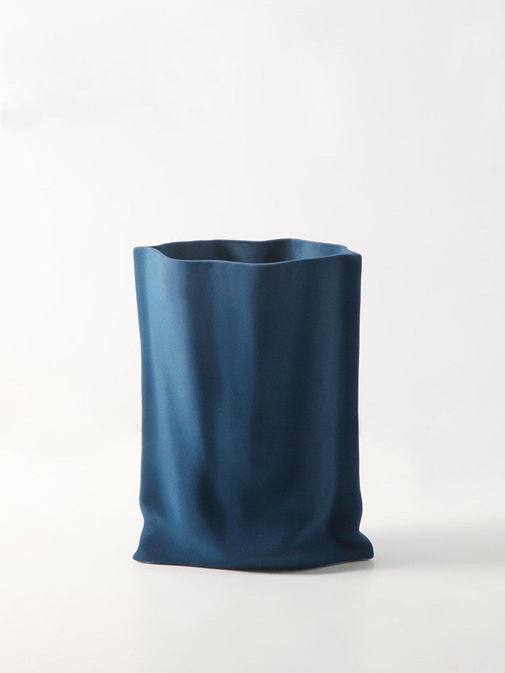 Transform Your Space with the Electroplated Silver Ceramic Vase