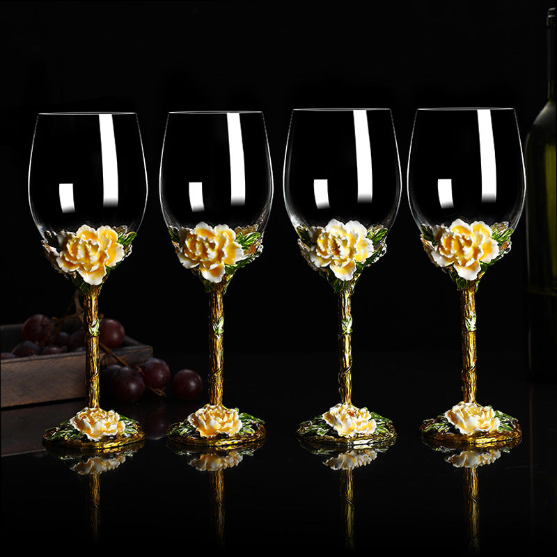 Lead Free Crystal Creative Wine Glass Elegant Drinkware