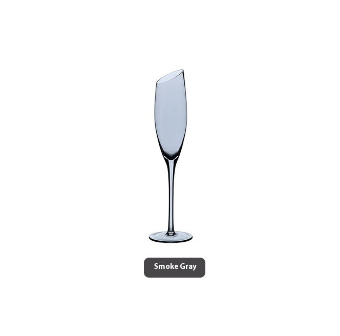 Beveled Crystal Goblet Glass Big Belly Elegant Home Decor