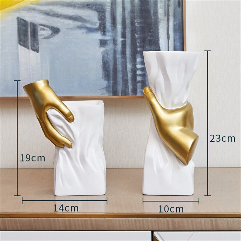 Creative Decorative Vase Modern Home Flower Display Ornament