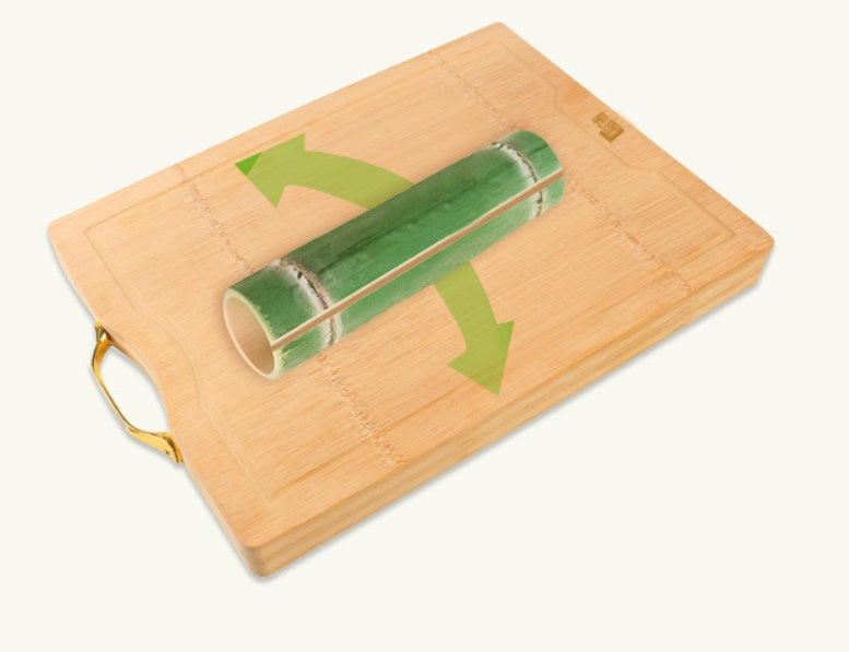 Carbonized Bamboo Kitchen Cutting Board Natural Wood Board