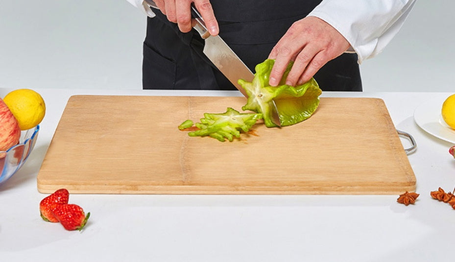 Carbonized Bamboo Kitchen Cutting Board Natural Wood Board