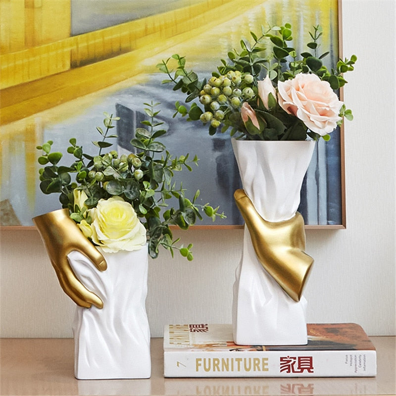 Creative Decorative Vase Modern Home Flower Display Ornament