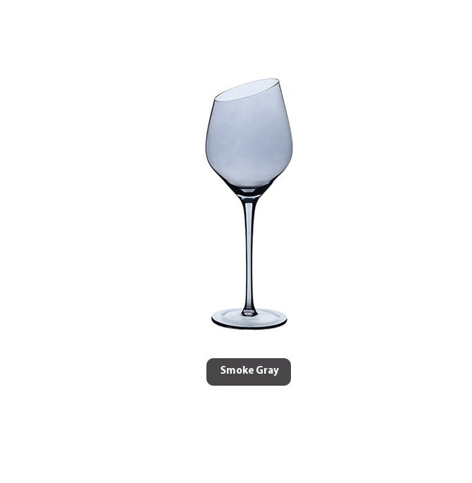 Beveled Crystal Goblet Glass Big Belly Elegant Home Decor