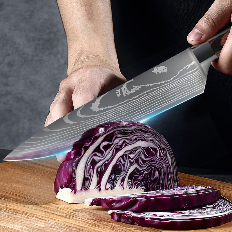 Chef Kitchen Knife Set Cleaver Slicing Meat Knife Set