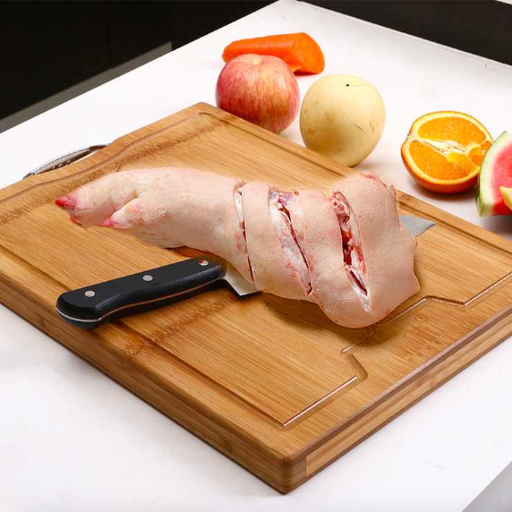 Carbonized Bamboo Kitchen Cutting Board Natural Wood Board