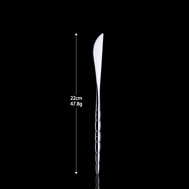 Stainless Steel Western Cutlery Set Steak Knife Spoon Tableware