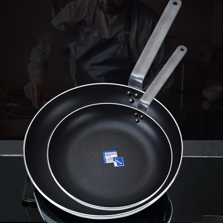 Flat Bottom Aluminum Alloy Frying Pan High Quality Cookware