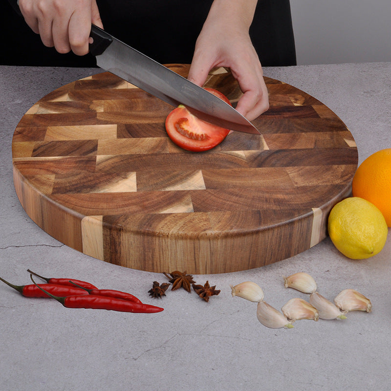 Solid Wood Spliced Kitchen Cutting Board Food Preparation Board