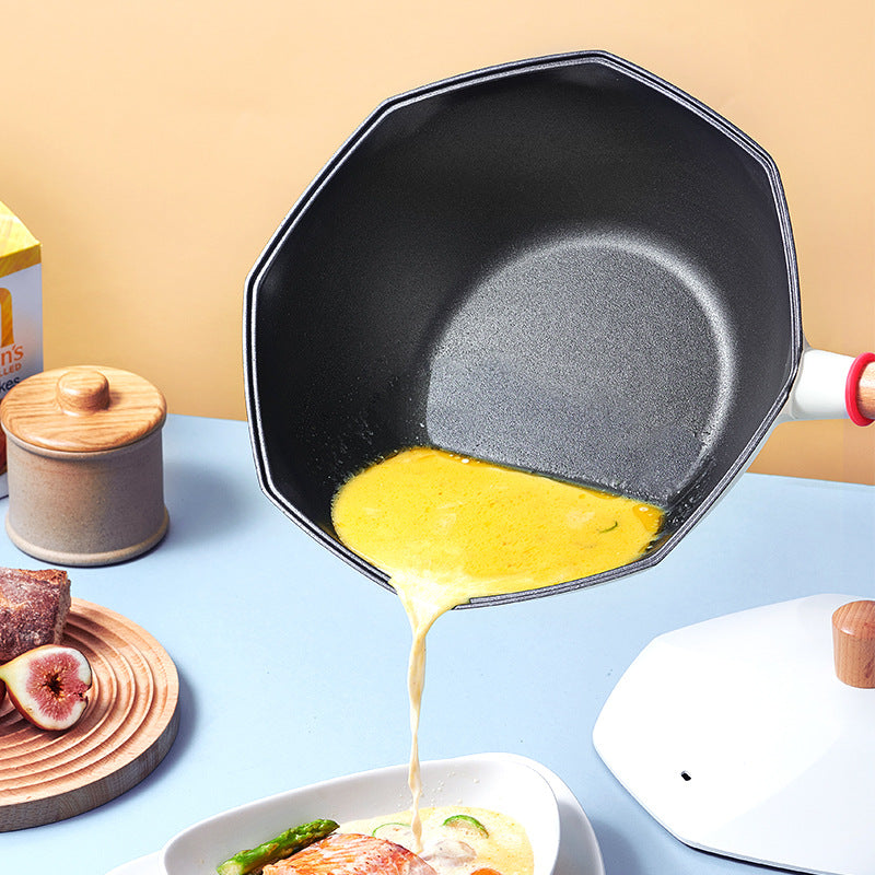 Maifan Stone Non Stick Wok Frying Pan Oil Free Smoke Cookware