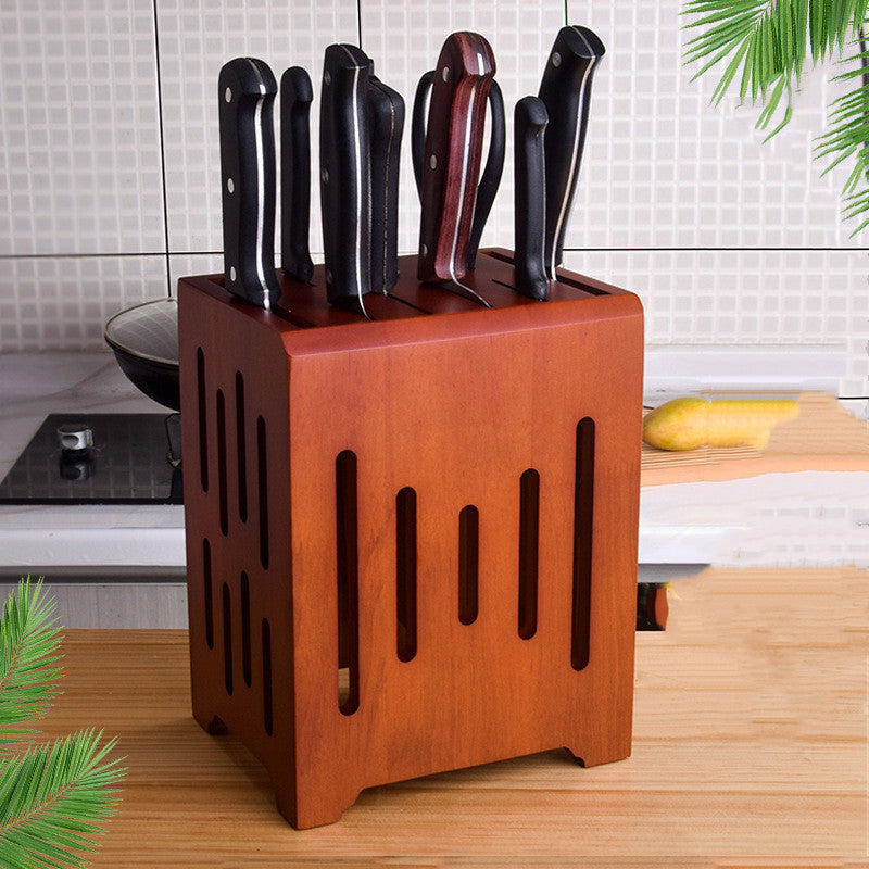 Wall Mounted Ventilated Kitchen Knife Holder Storage Rack