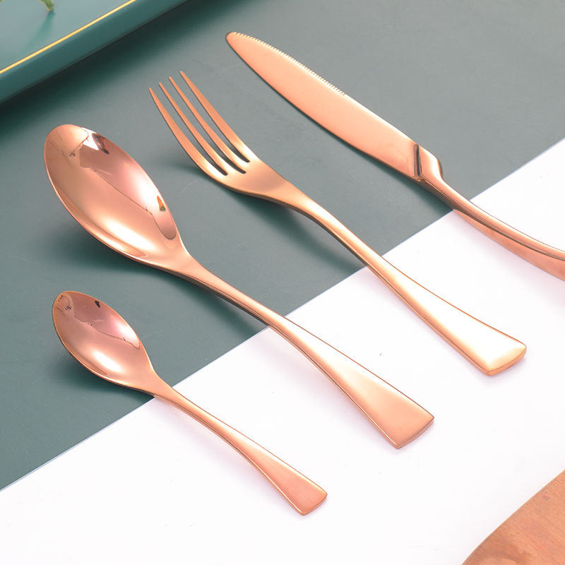 Stainless Steel Western Style Cutlery Set Dining Tableware