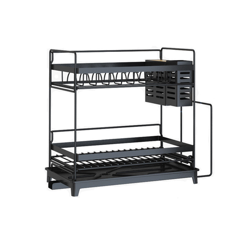 Stainless Steel Kitchen Dish Drying Rack Cup Drainer Shelf Organizer