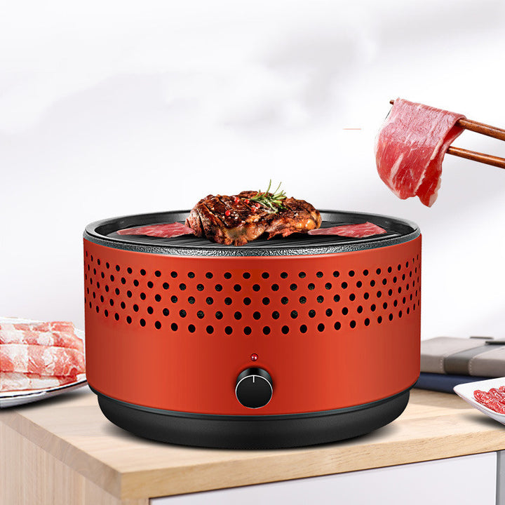 Multi Function Shabu Roast Charcoal BBQ Grill Plate Household