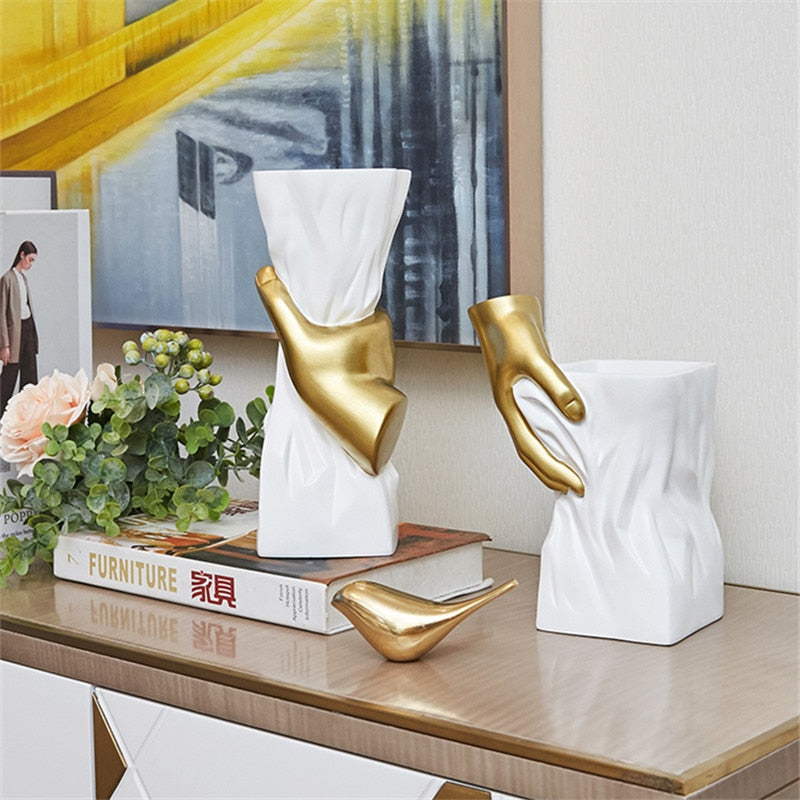 Creative Decorative Vase Modern Home Flower Display Ornament