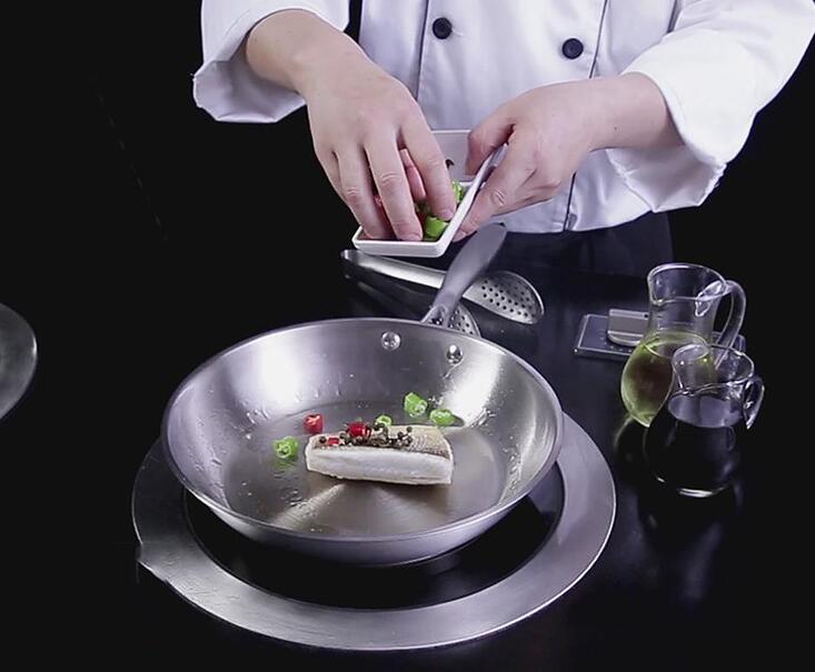 Stainless Steel Frying Pan Kitchen Cookware