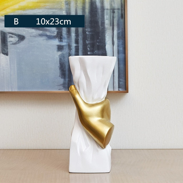 Creative Decorative Vase Modern Home Flower Display Ornament