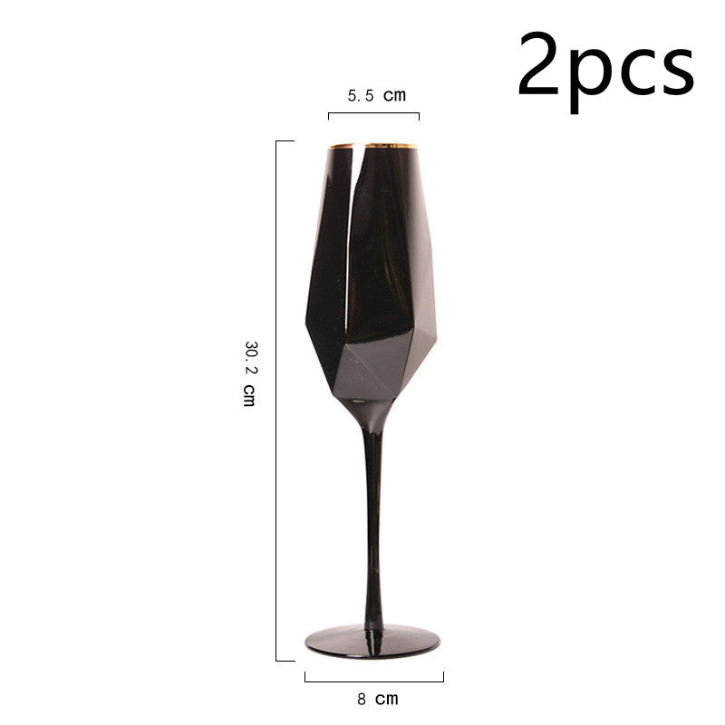 Elegant Goblet Glass For Model Room Display Decor