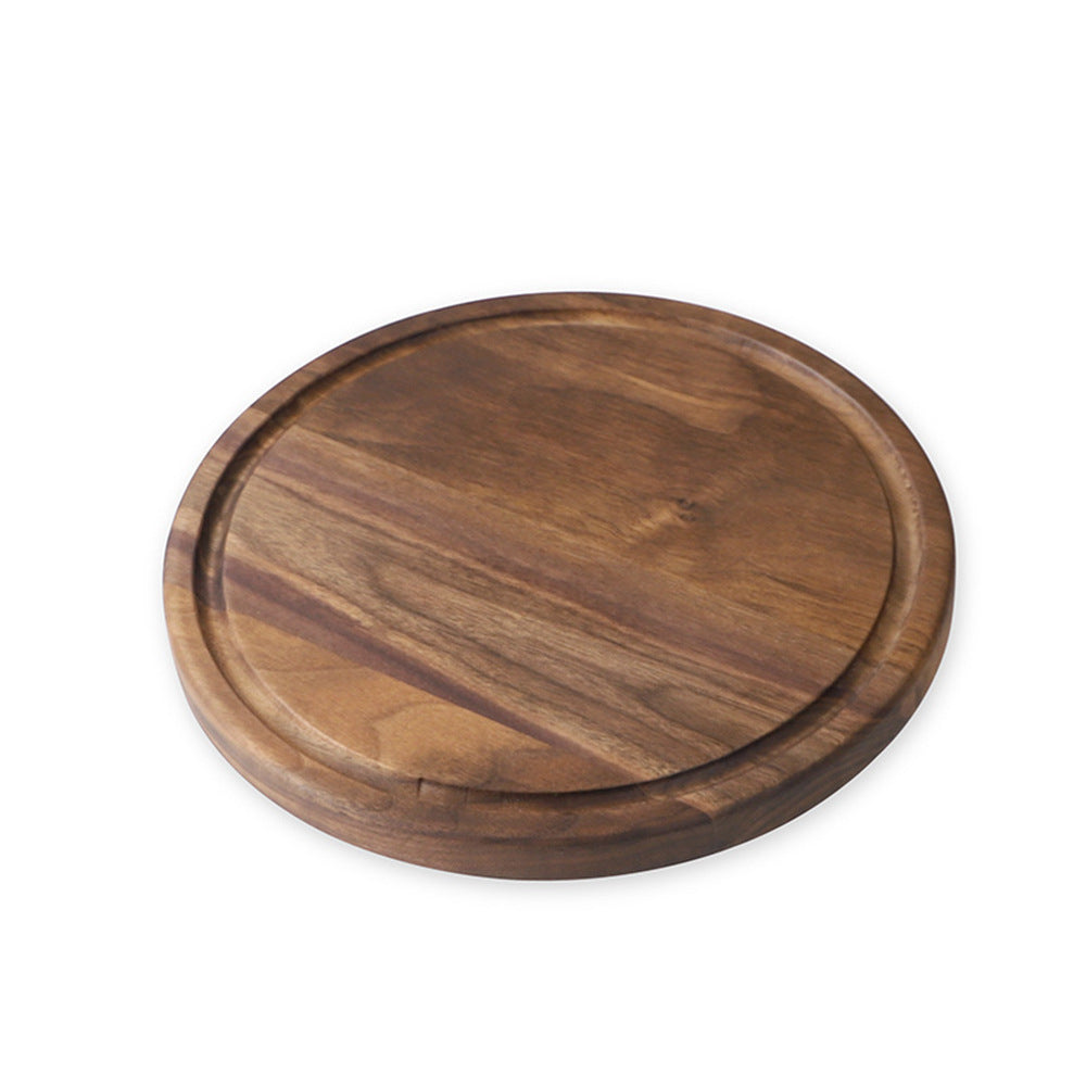 Black Walnut Wood Kitchen Cutting Board Fruit And Meat Chopping Tray