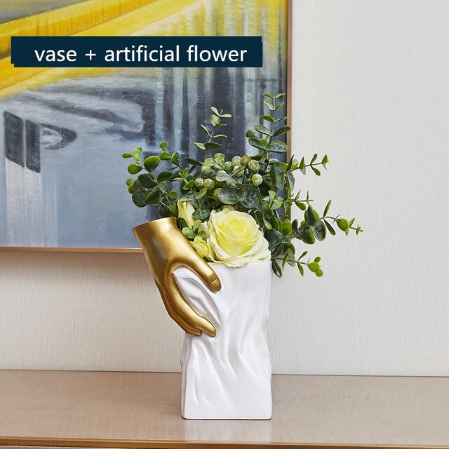Creative Decorative Vase Modern Home Flower Display Ornament