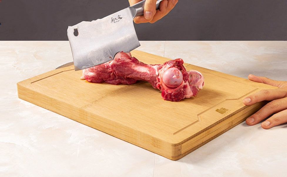 Carbonized Bamboo Kitchen Cutting Board Natural Wood Board