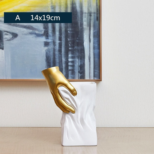 Creative Decorative Vase Modern Home Flower Display Ornament