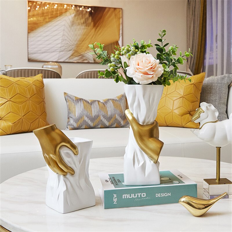 Creative Decorative Vase Modern Home Flower Display Ornament