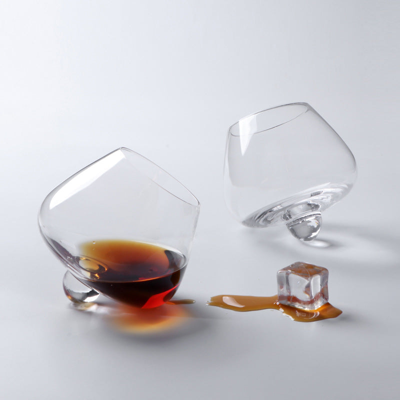 Creative Spinning Crystal Tumbler Glass For Home Use