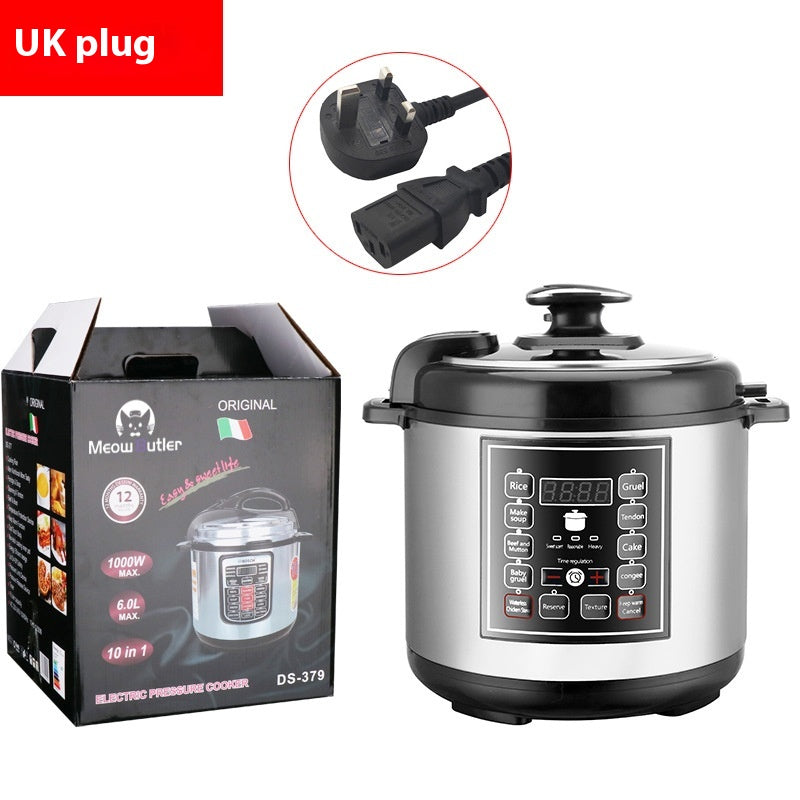 5L Multi-Function Electric Pressure Rice Cooker With Timer