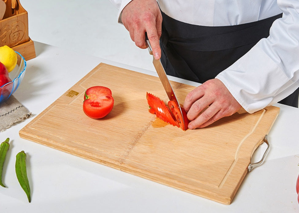 Carbonized Bamboo Kitchen Cutting Board Natural Wood Board