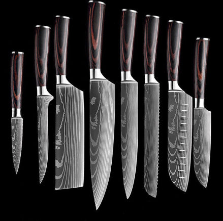 Chef Kitchen Knife Set Cleaver Slicing Meat Knife Set