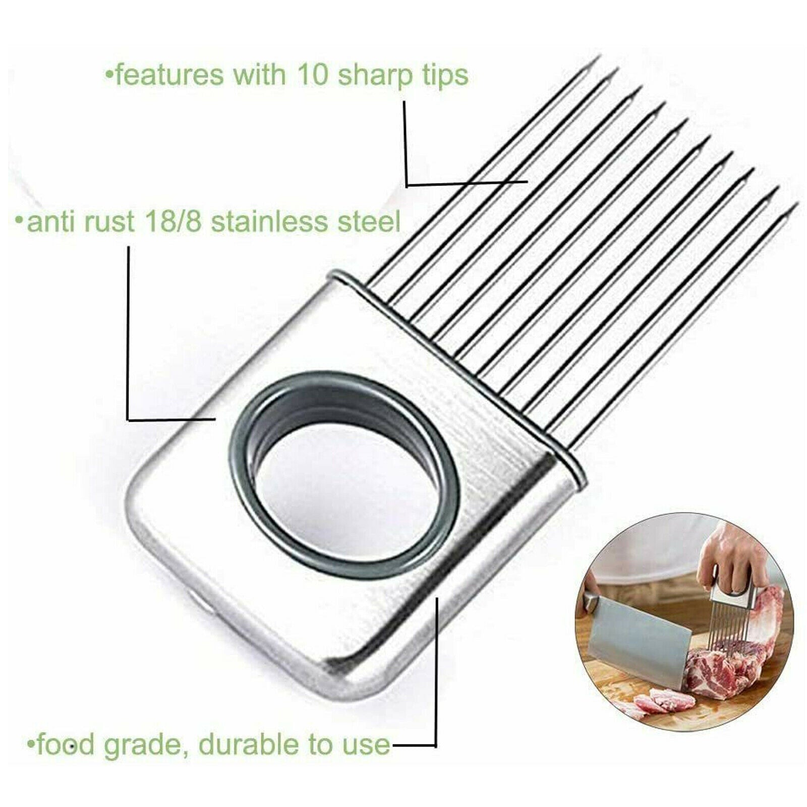 Stainless Steel Onion Tomato Vegetable Slicer Kitchen Tool
