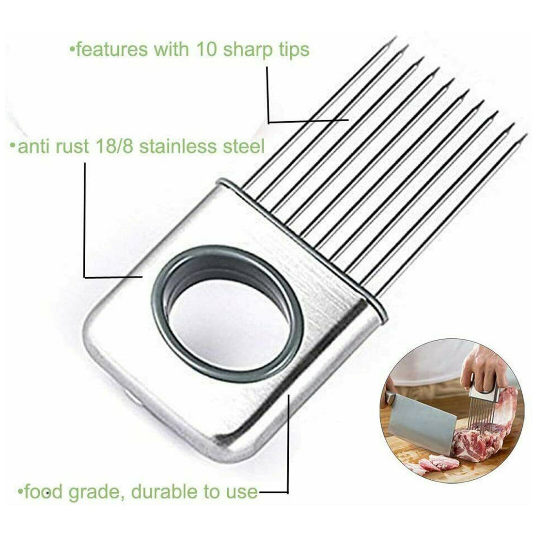 Stainless Steel Onion Tomato Vegetable Slicer Kitchen Tool