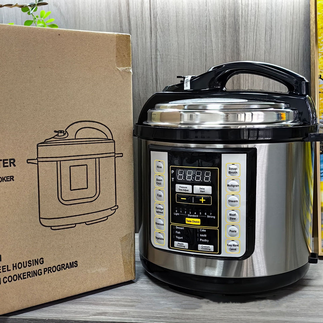 6L Electric Multi-Functional Pressure Rice Cooker Large Capacity