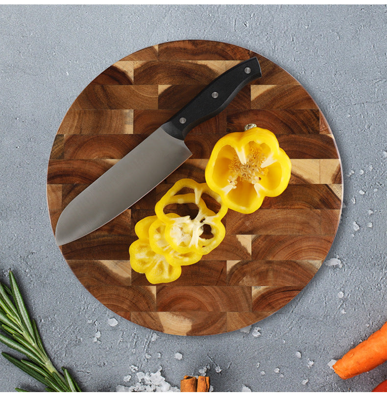 Solid Wood Spliced Kitchen Cutting Board Food Preparation Board