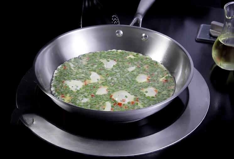 Stainless Steel Frying Pan Kitchen Cookware