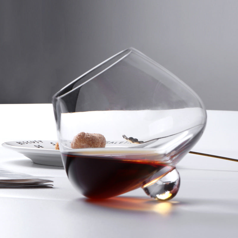 Creative Spinning Crystal Tumbler Glass For Home Use