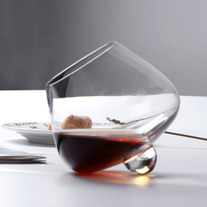 Creative Spinning Crystal Tumbler Glass For Home Use