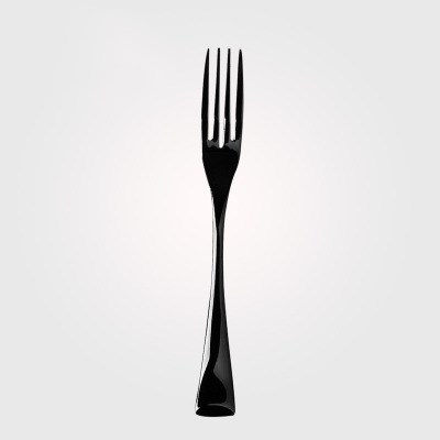 Black Stainless Steel Fork Knife Dinnerware Set Western Tableware