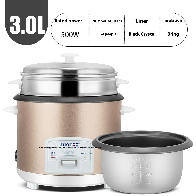 Old Fashioned 3L Electric Rice Cooker Large Capacity Household