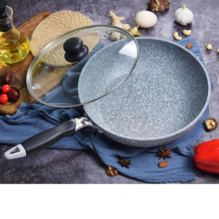 Japanese Maifan Stone Non Stick Deep Wok Frying Pan