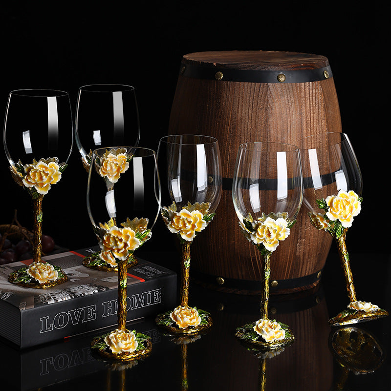 Lead Free Crystal Creative Wine Glass Elegant Drinkware