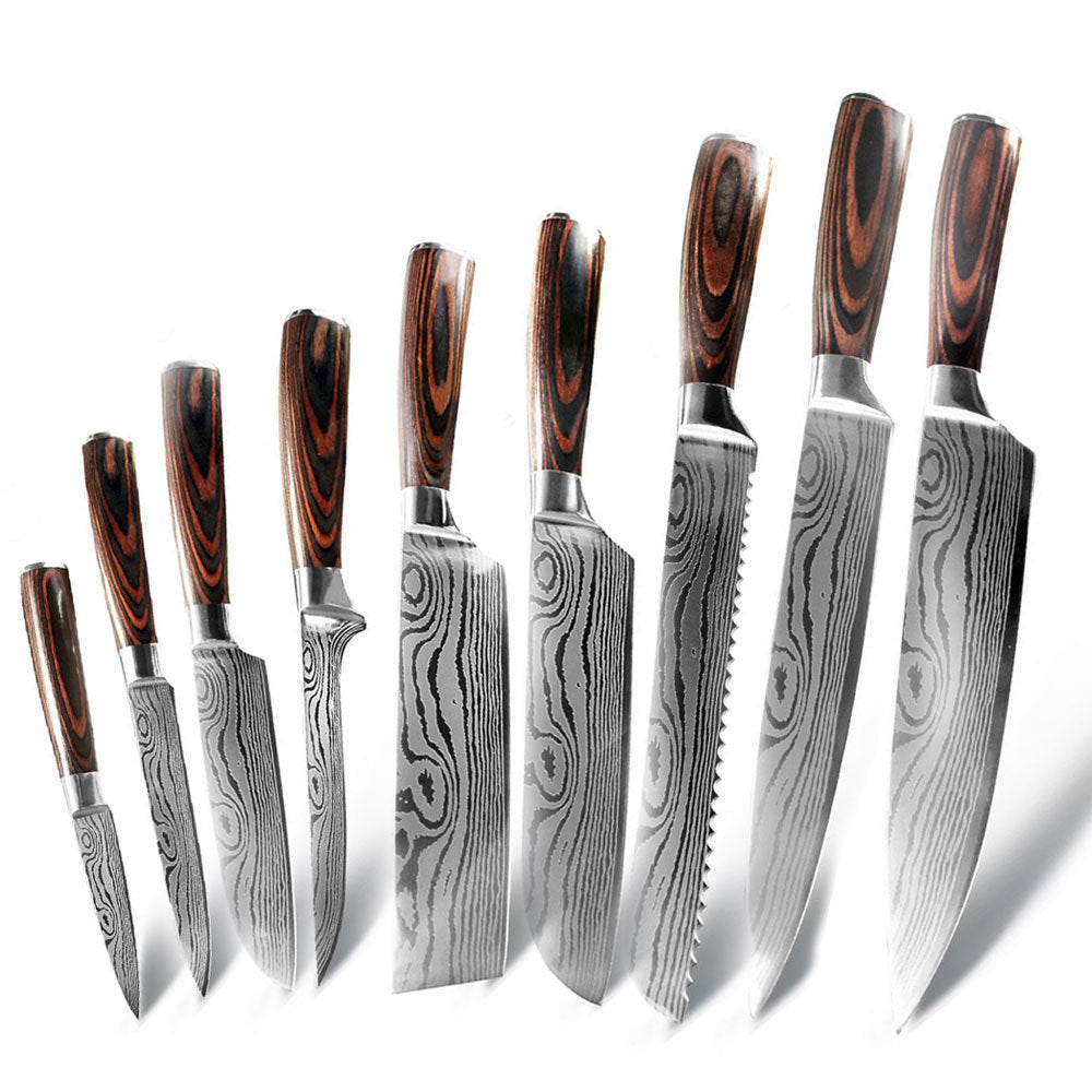 Chef Kitchen Knife Set Cleaver Slicing Meat Knife Set