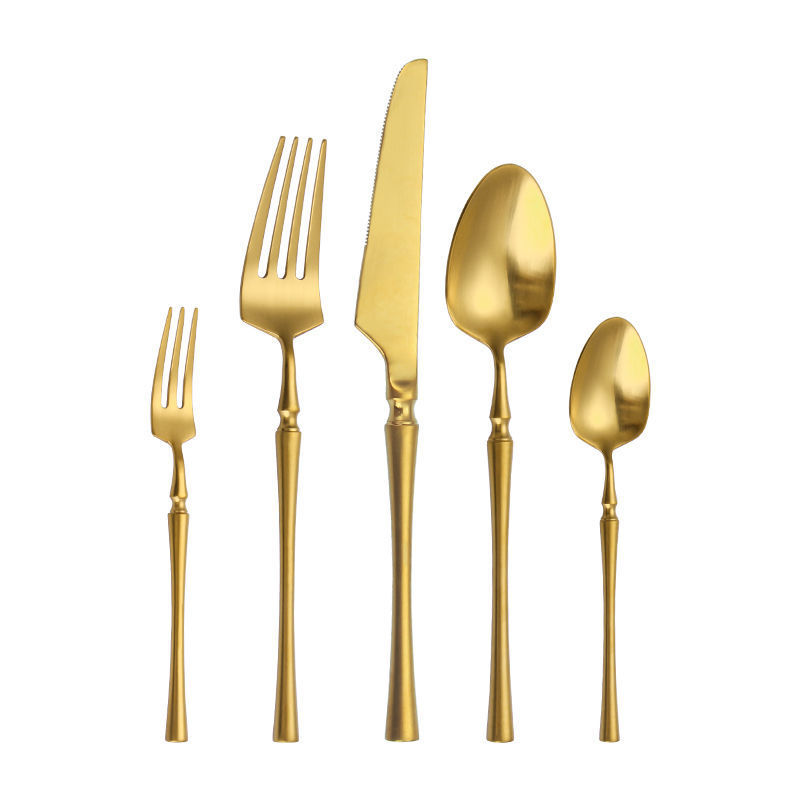 5 Piece 304 Stainless Steel Western Cutlery Set
