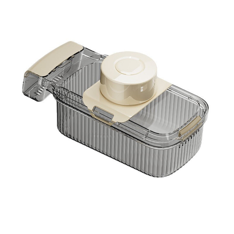 2 In 1 Vegetable Cutter And Drainer Kitchen Food Chopper