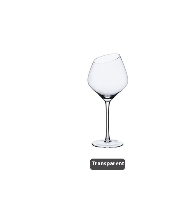 Beveled Crystal Goblet Glass Big Belly Elegant Home Decor
