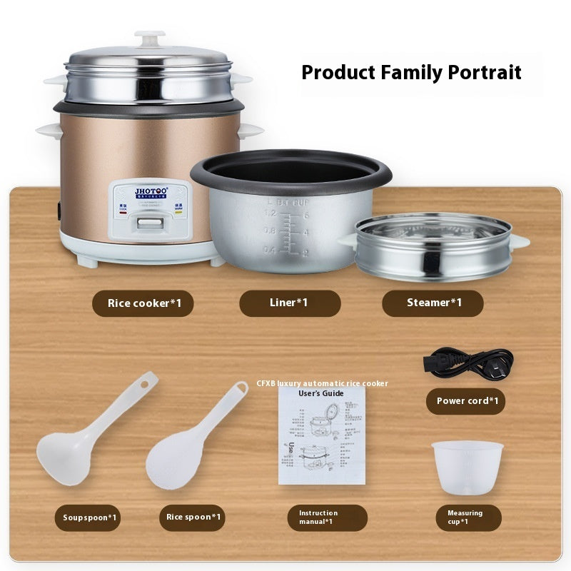 Old Fashioned 3L Electric Rice Cooker Large Capacity Household