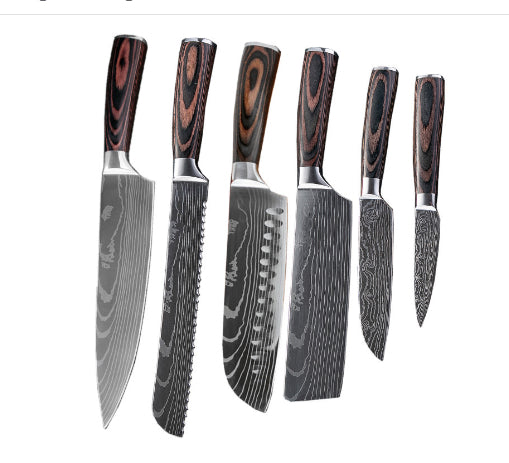 Chef Kitchen Knife Set Cleaver Slicing Meat Knife Set