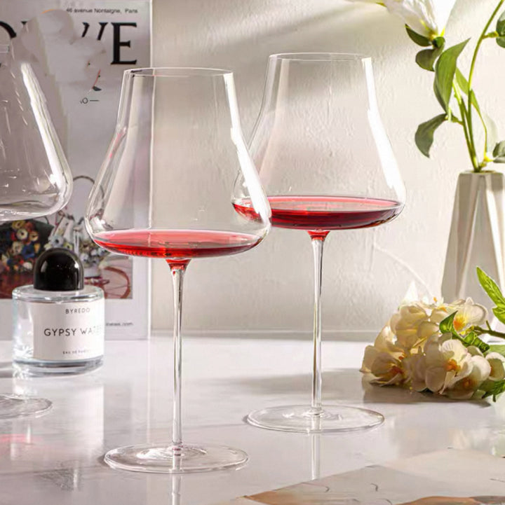 Crystal Stemmed Glass Set Elegant Drinkware