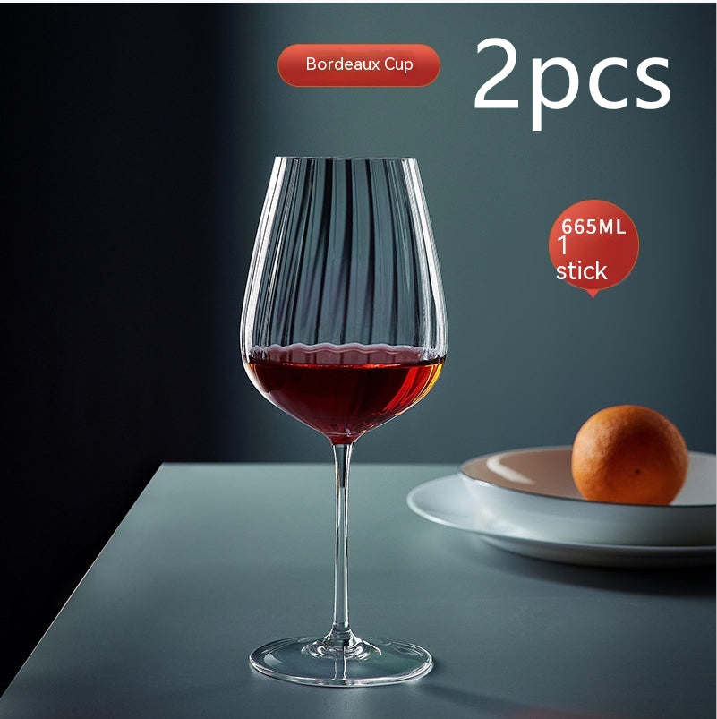 Rainbow Crystal Elegant Burgundy Style Glass Drinkware